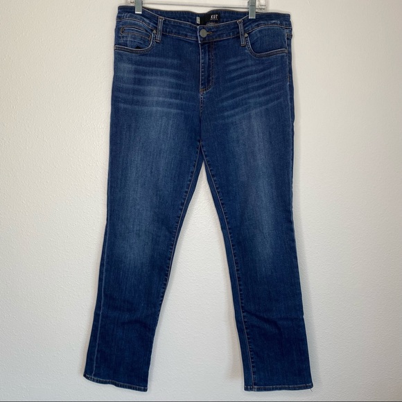 Kut from the Kloth Denim - Kut From the Kloth Jeans Medium Wash Straight Leg Size 14